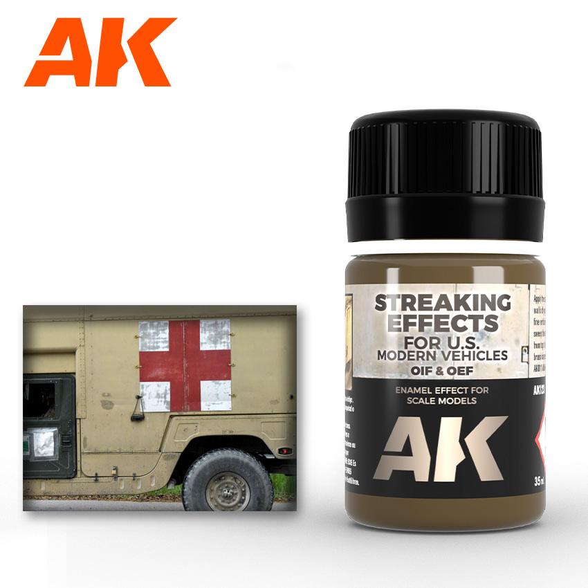Краска AK123 - OIF & OEF - US Vehicles Streaking Effects