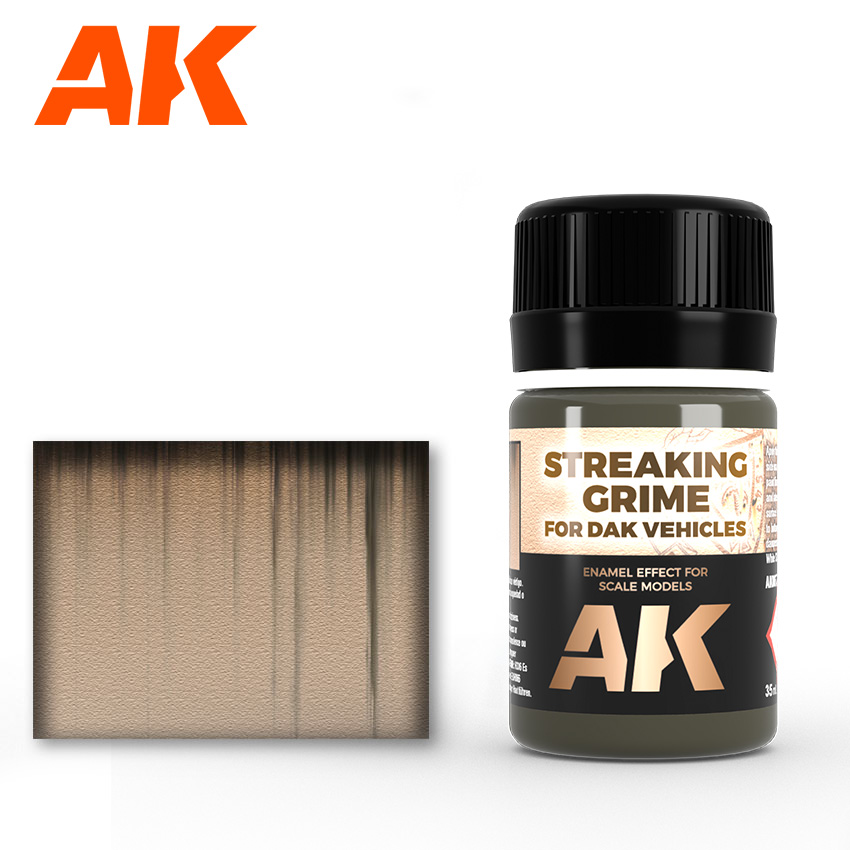 Краска AK067 - Streaking Grime For Dark Vehicles