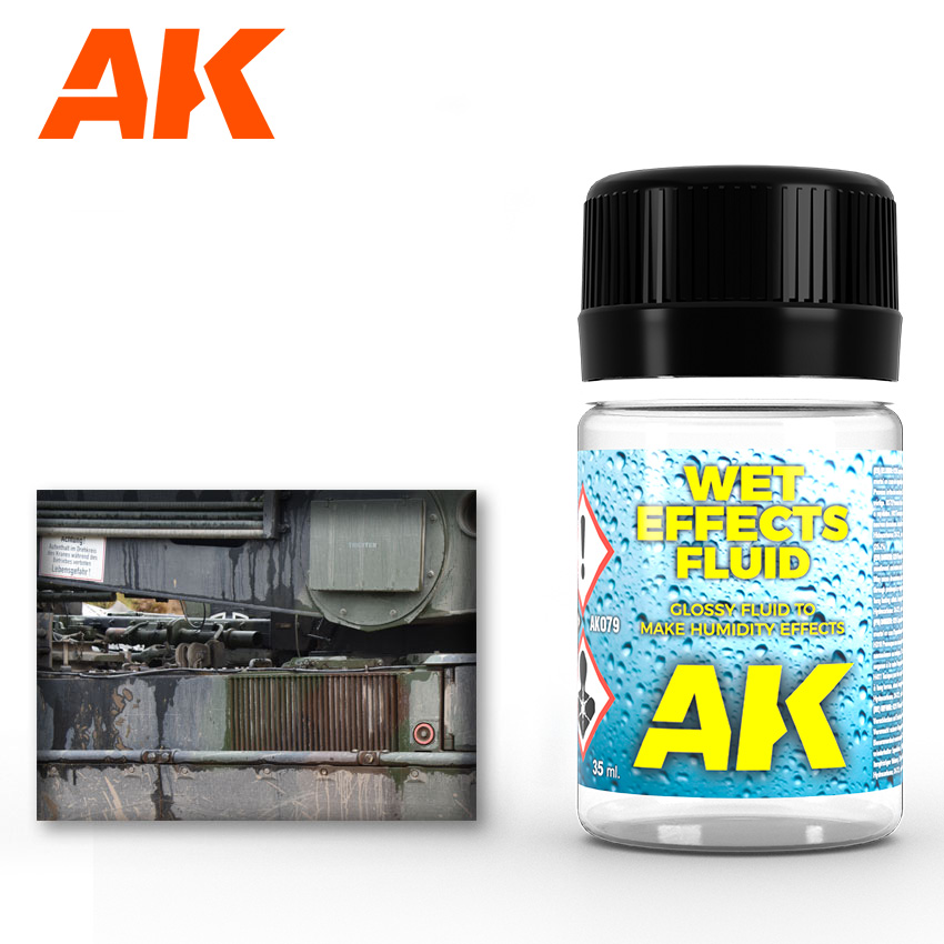 Краска AK079 - Wet Effects Fluid