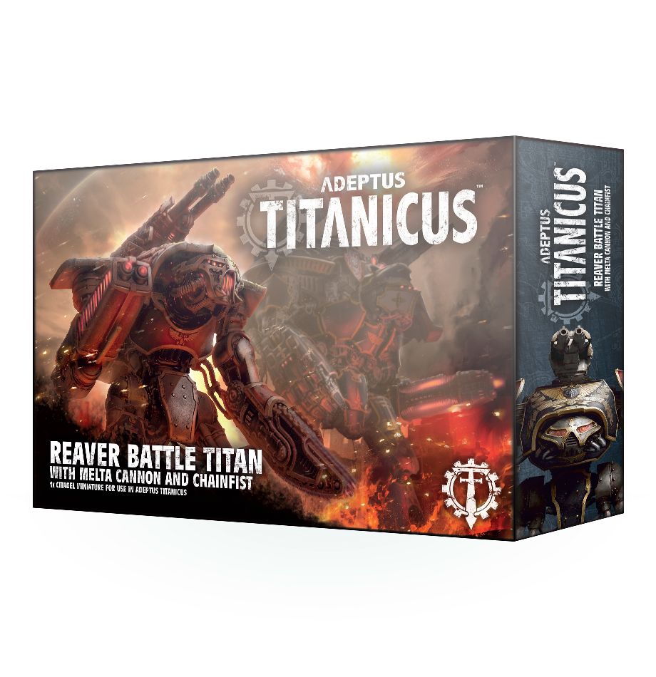Adeptus Titanicus: Reaver Titan with Melta Cannon and Chainfist