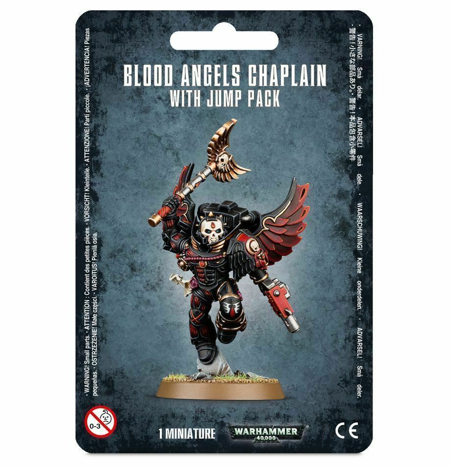 Warhammer 40,000: Blood Angels Chaplain with Jump Pack