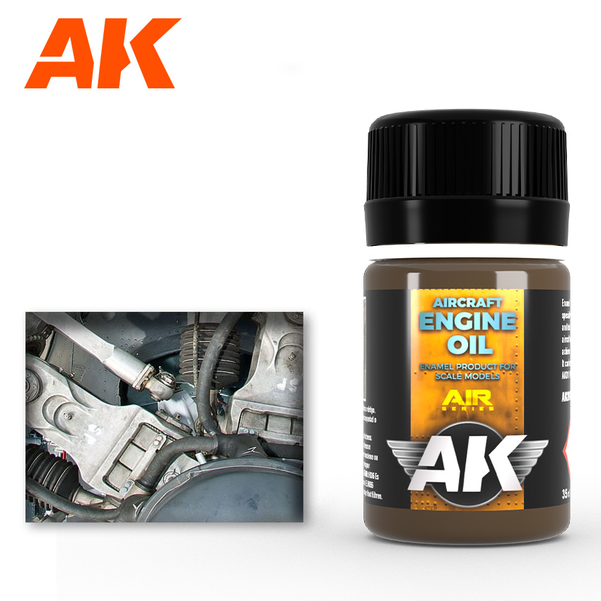Краска AK2019 - Aircraft Engine Oil