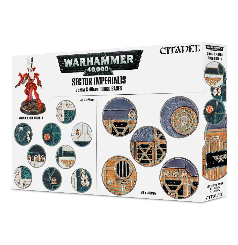 Sector Imperialis: 25& 40 mm Round Bases