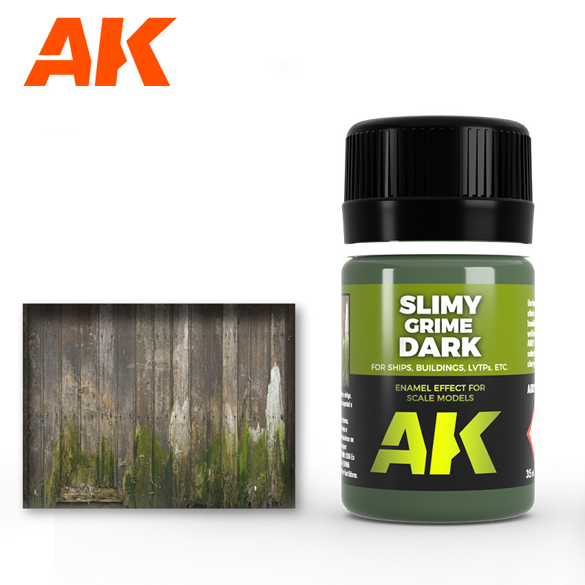 Краска AK026 - Slimy Grime Dark