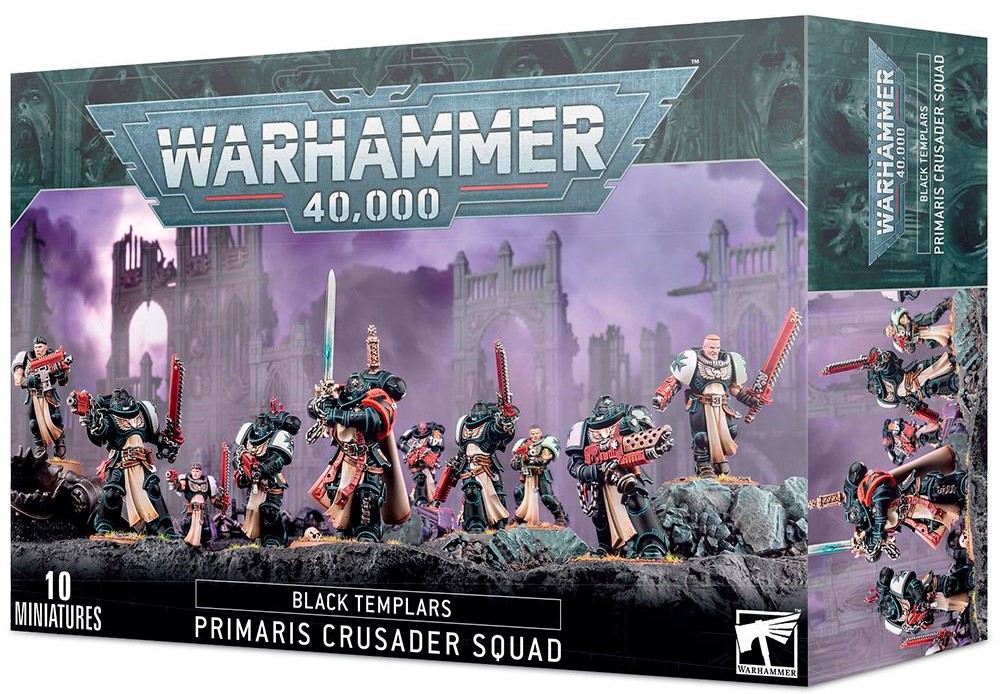 Warhammer 40,000: Black Templars Primaris Crusader Squad