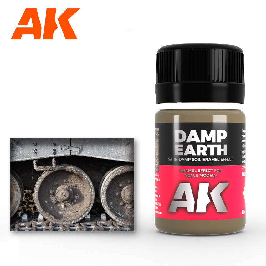 Краска AK078 - Damp Earth