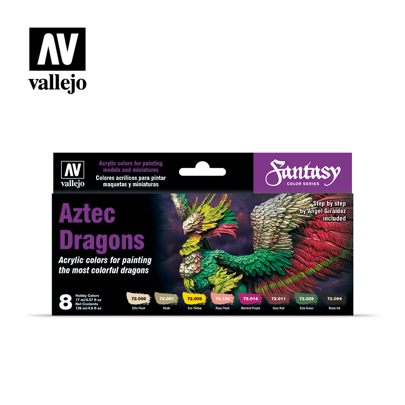 Набор игровых красок: Aztec Dragons by A.Giraldez