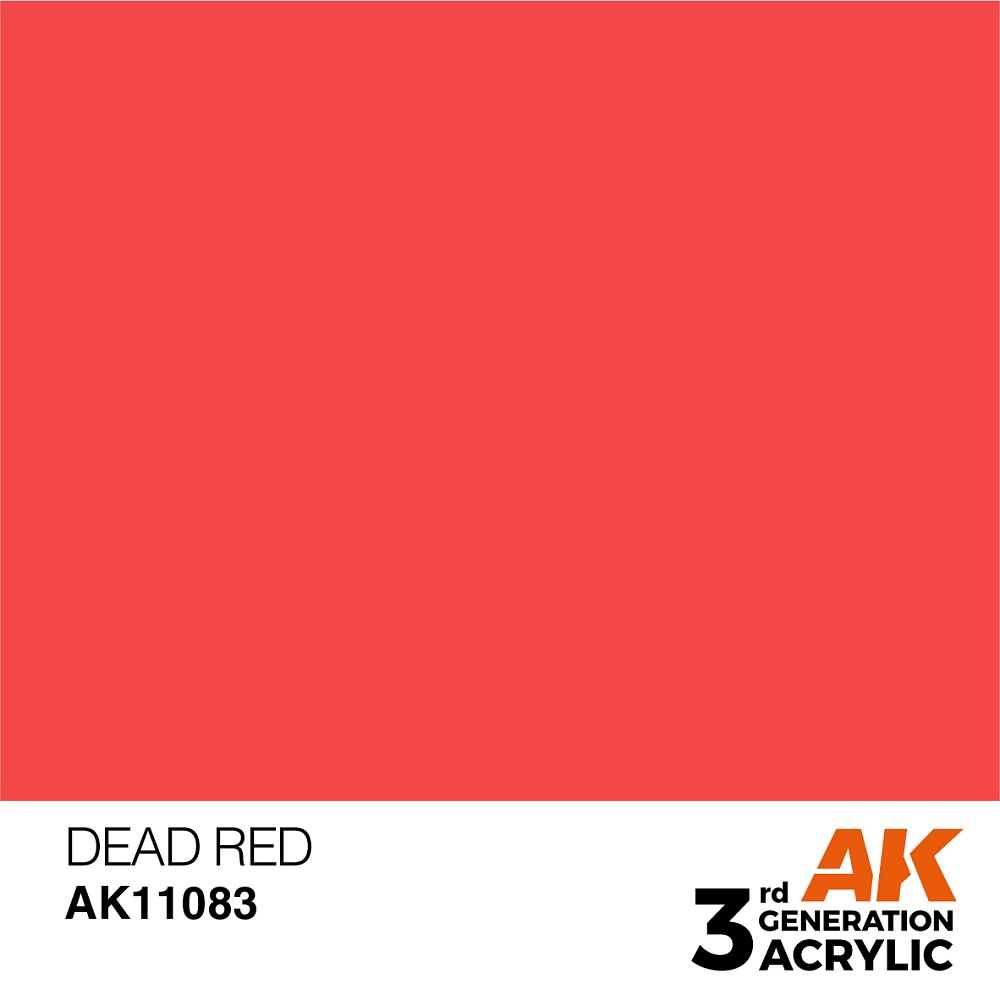 Краска AK11083 General Series - Dead Red – Standard