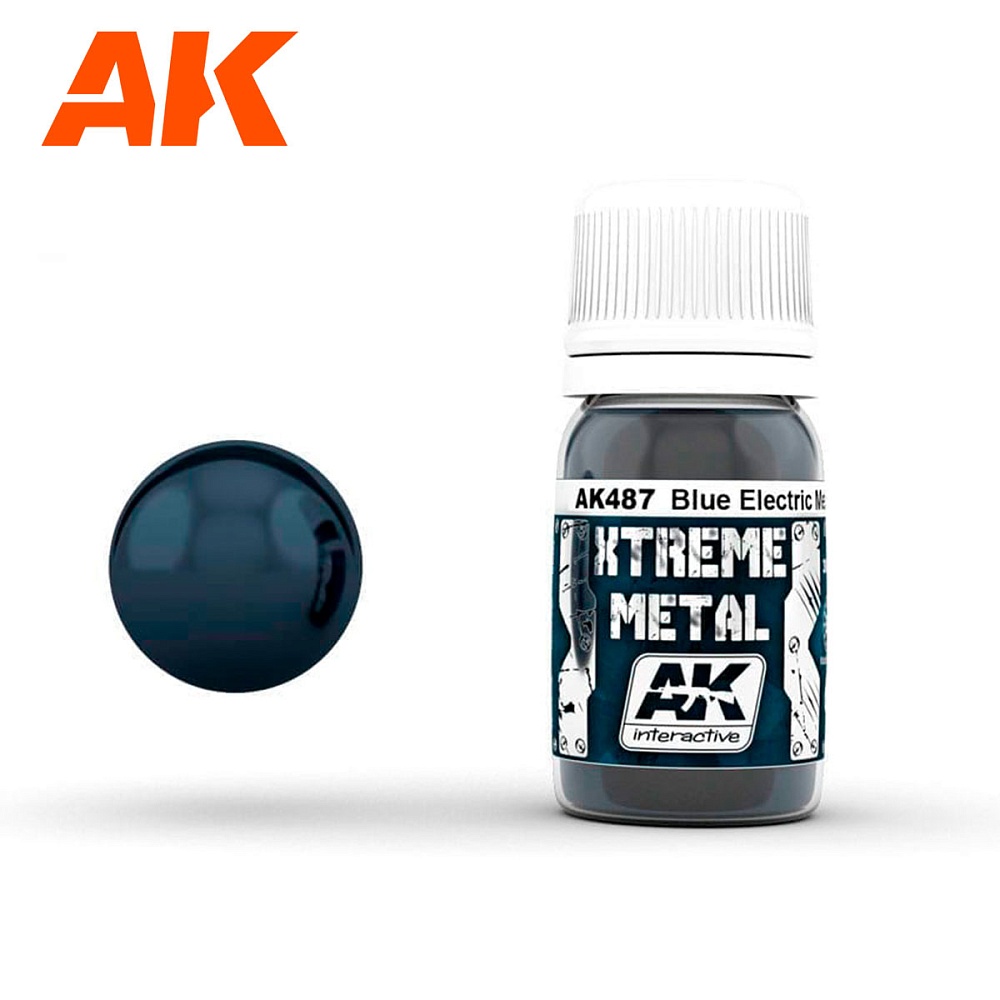 Краска AK487 - Xtreme Metal Metallic Blue 30ML.