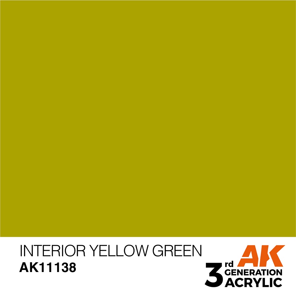 Краска AK11138 General Series - Interior Yellow Green – Standard