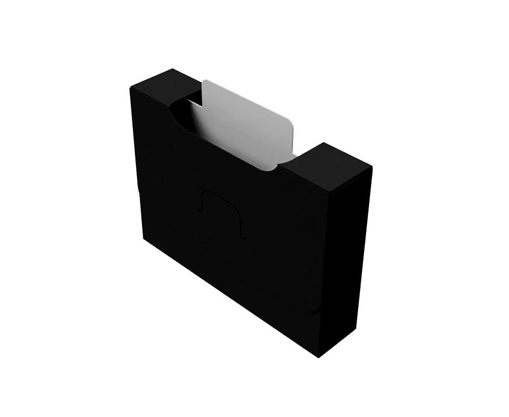 Картотека UniqCardFile Standart 20mm (черные)