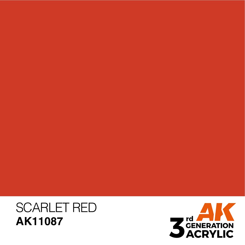 Краска AK11087 General Series - Scarlet Red – Standard