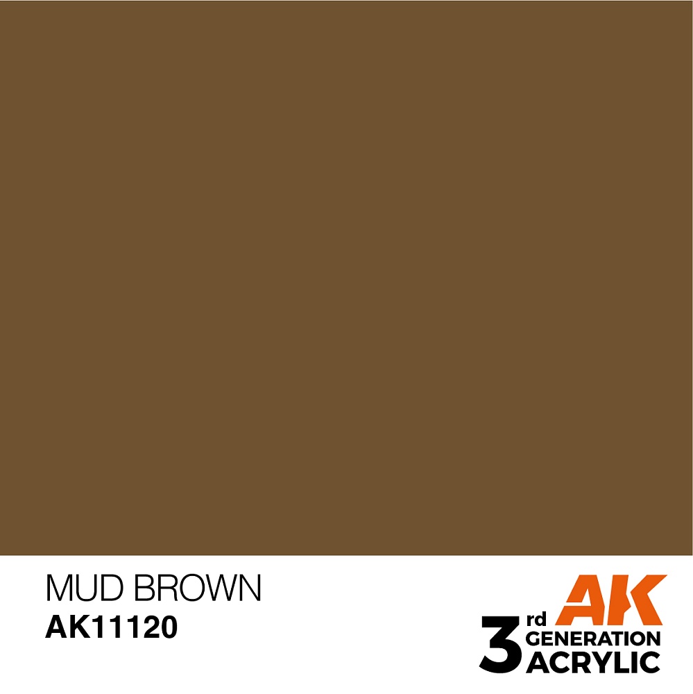 Краска AK11120 General Series - Mud Brown – Standard