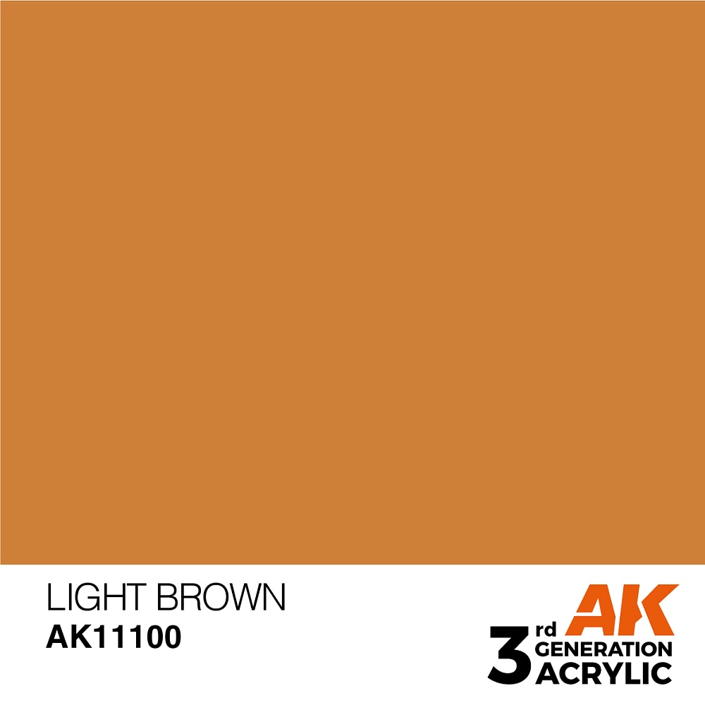 Краска AK11100 General Series - Light Brown – Standard