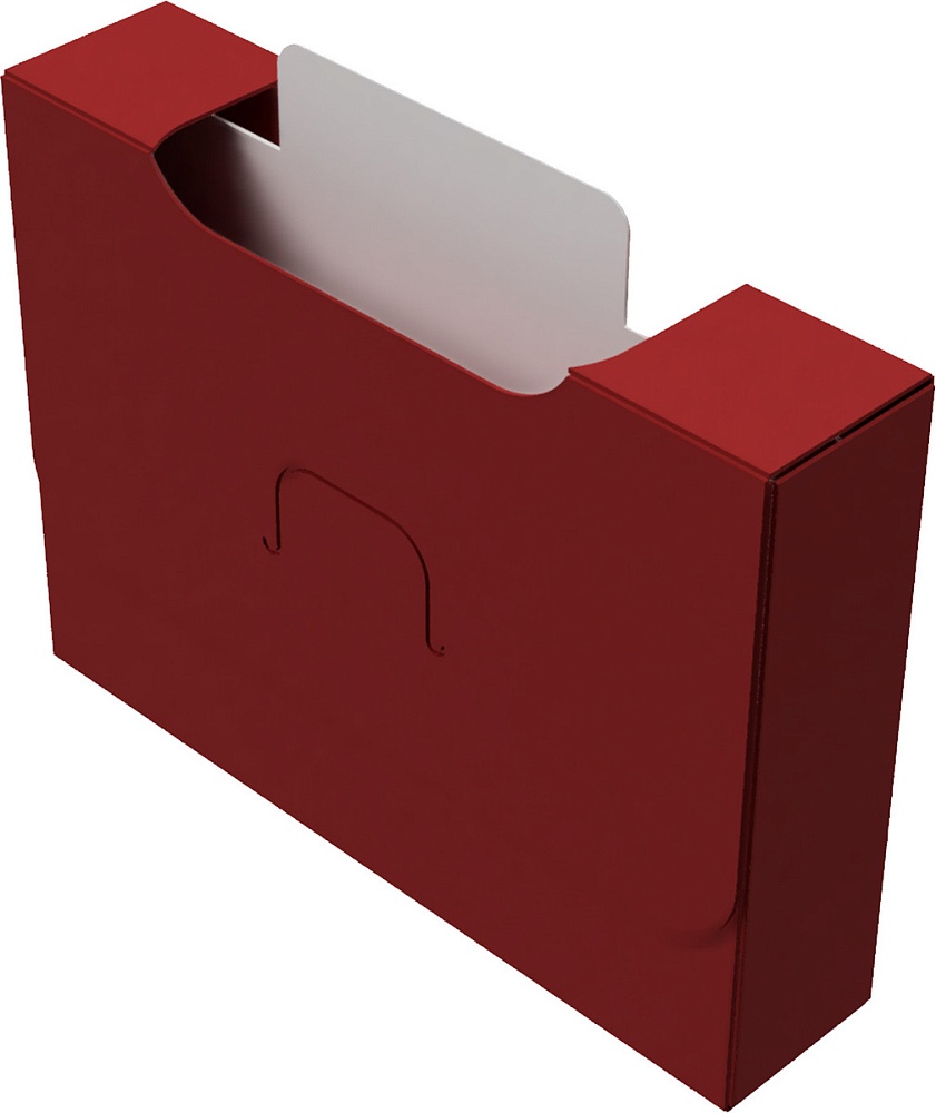 Картотека UniqCardFile Standart 20mm (красные)