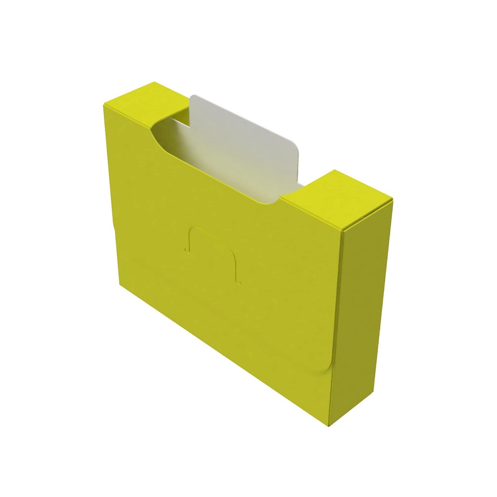 Картотека UniqCardFile Standart 20mm (желтые)
