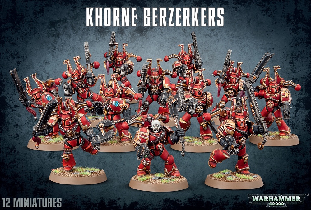 Warhammer 40,000: Chaos Space Marines Khorne Berzerkers