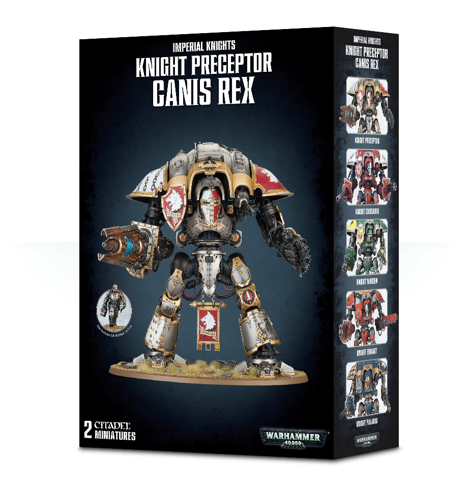 Warhammer 40,000: Imperial Knights Knight Preceptor Canis Rex 