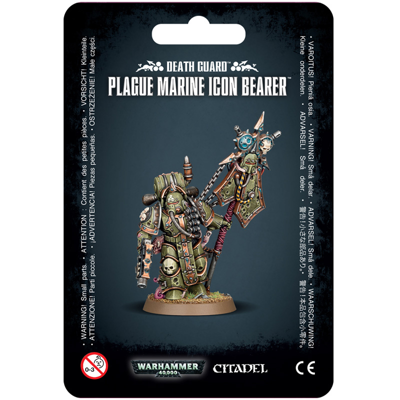 Warhammer 40,000: Death Guard Plague Marine Icon Bearer 