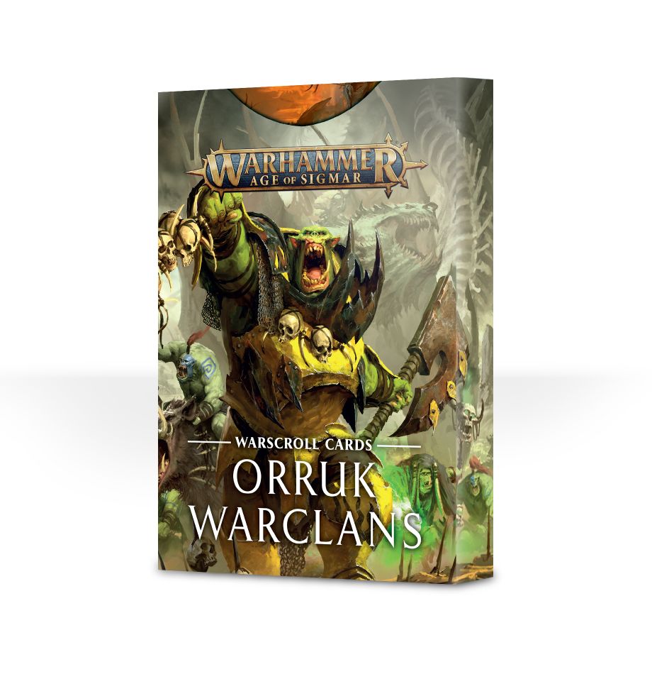 Age of Sigmar: Warscroll Cards Orruk Warclans (3ed.)