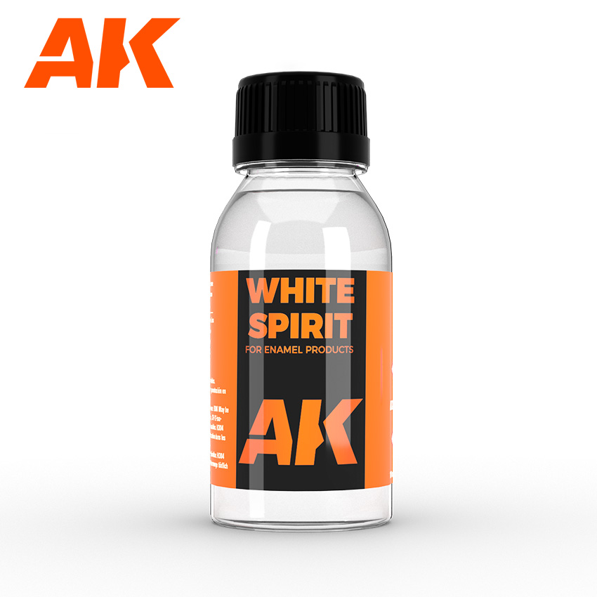 Краска AK047 - White Spirit 100ML.