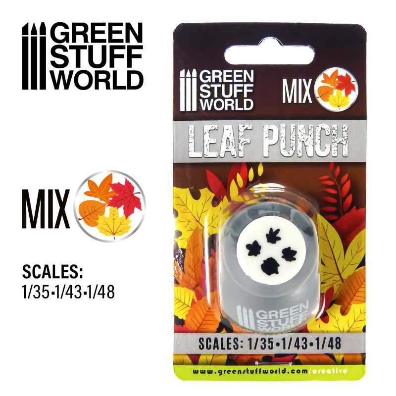 Miniature Leaf Punch GREY
