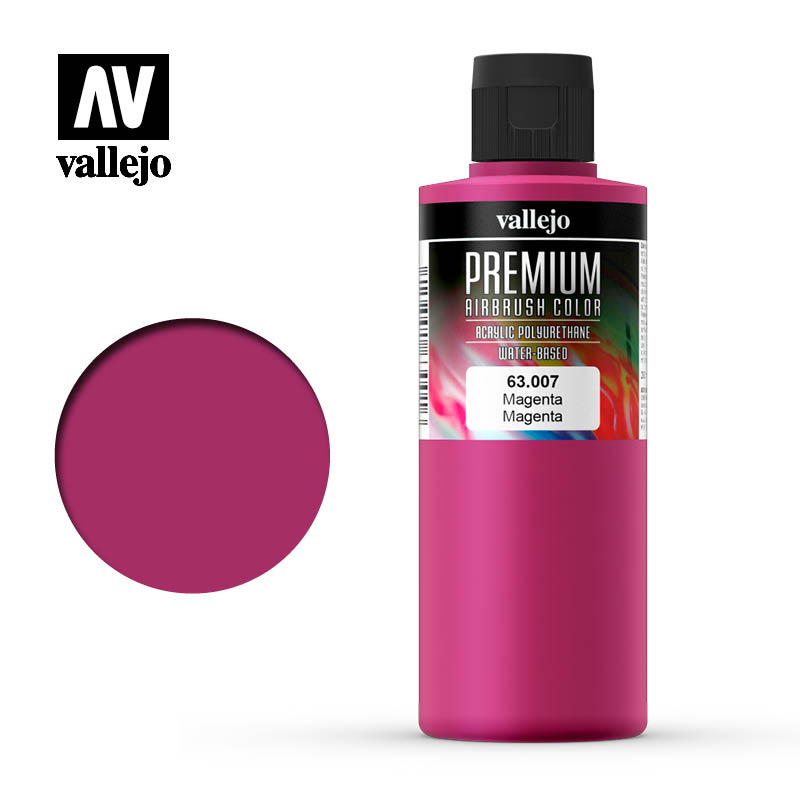Краска 63007 Premium Airbrush Magenta 200 ml.