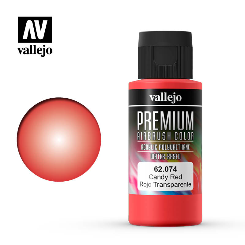 Краска 62074 Premium Airbrush Candy Red 60 ml.