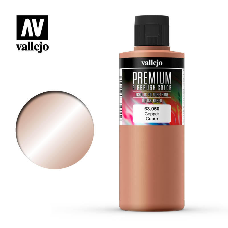 Краска 63050 Premium Airbrush Copper 200 ml.
