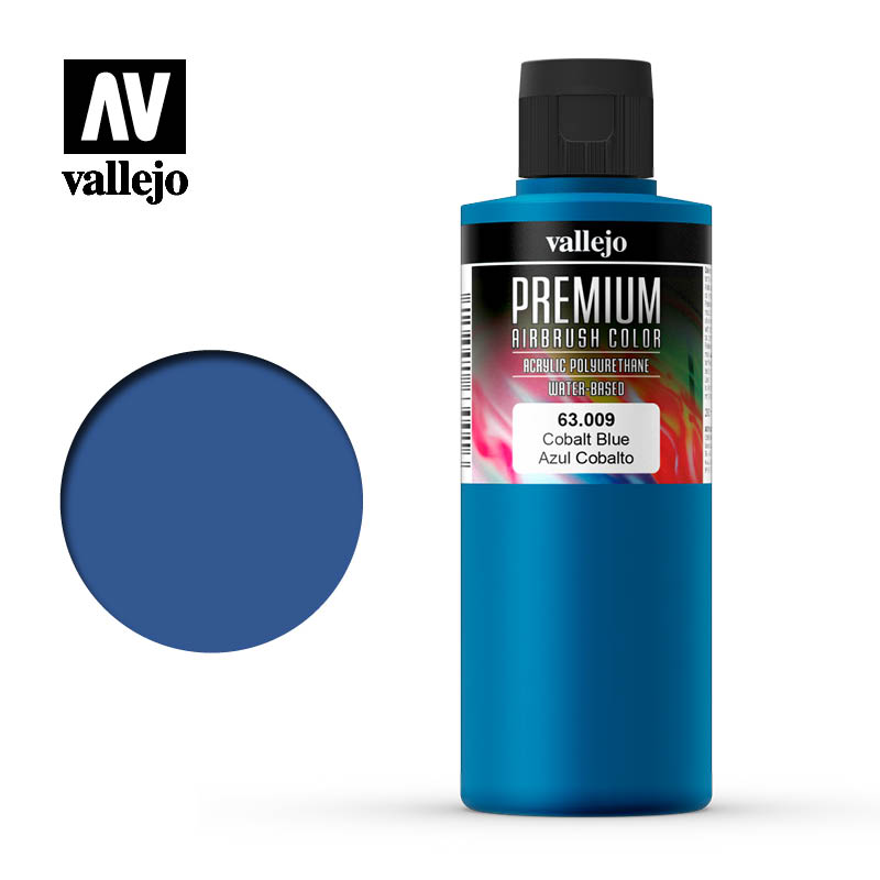 Краска 63009 Premium Airbrush Cobalt Blue 200 ml.