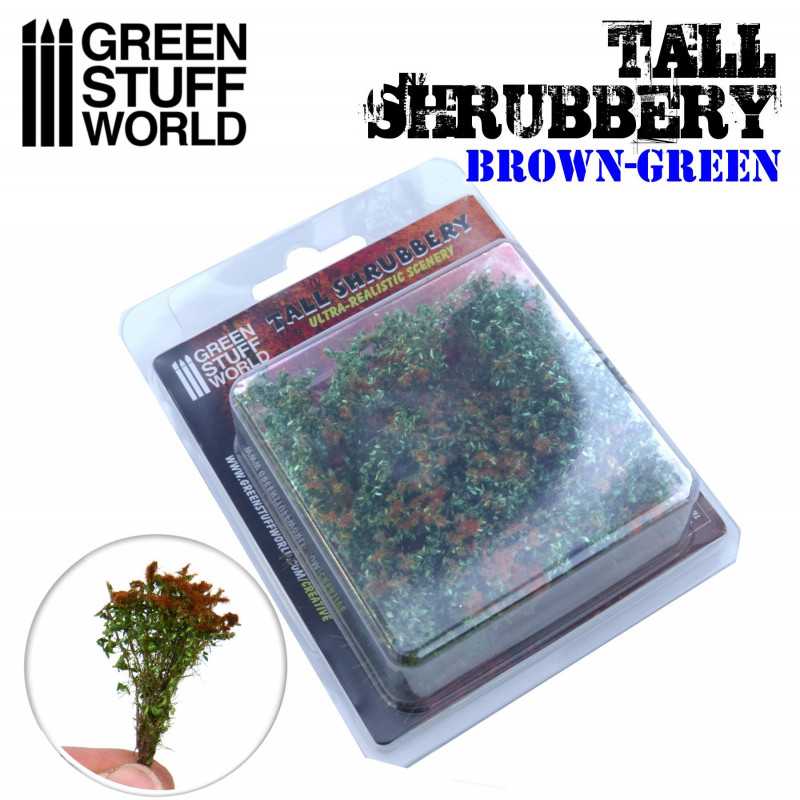 Tall Shrubbery - Brown/Green