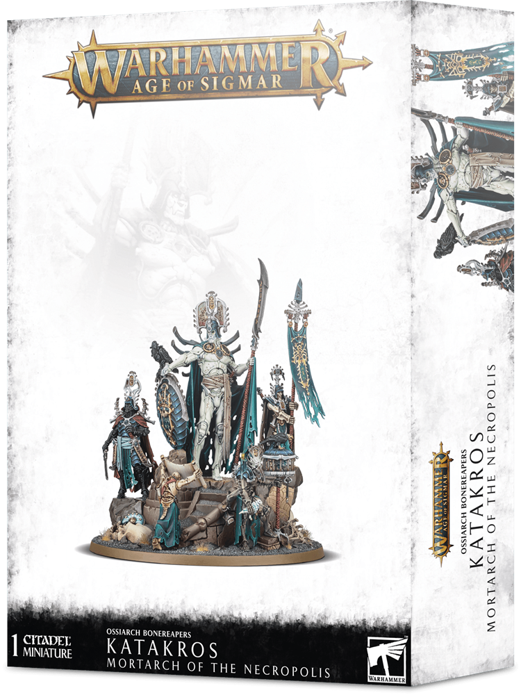 Age of Sigmar: Ossiarch Bonereapers Katakros Mortarch of the Necropolis