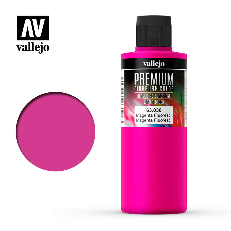 Краска 63036 Premium Airbrush Magenta Fluo 200 ml.
