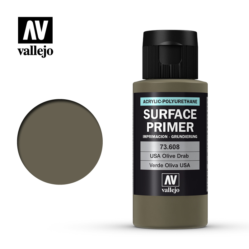 Грунт 73608 Surface Primer USA Olive Drab 60 ml.