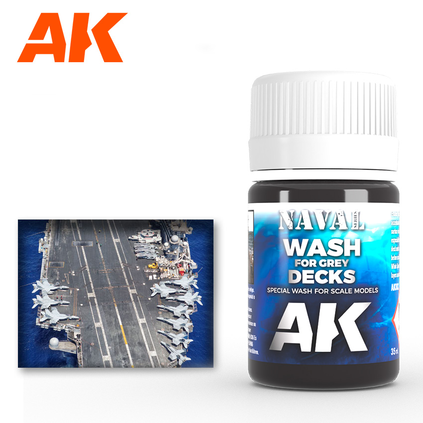 Краска AK302 - Wash For Grey Decks