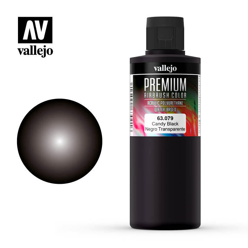 Краска 63079 Premium Airbrush Candy Black 200 ml.