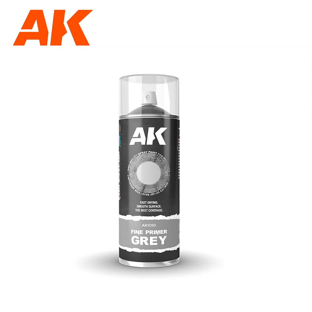 Грунт AK1010 - Fine Primer Grey Spray