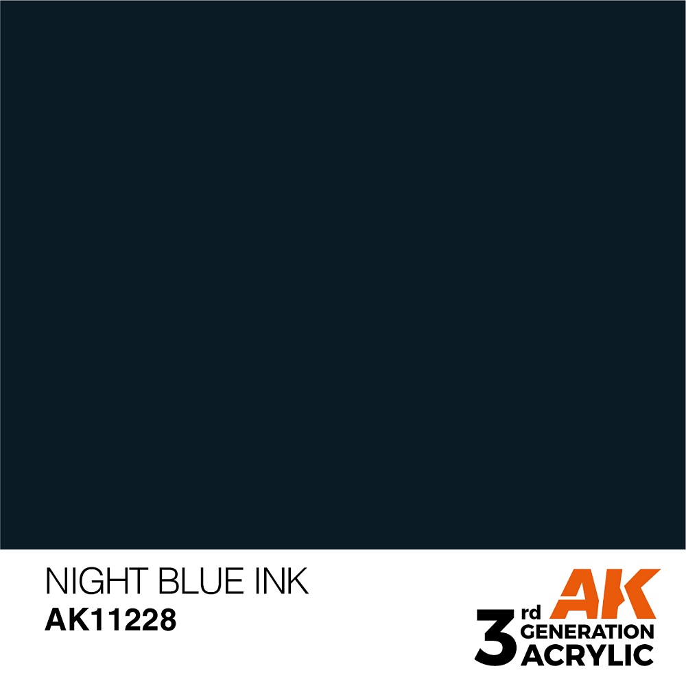 Краска AK11228 General Series - Night Blue – Ink