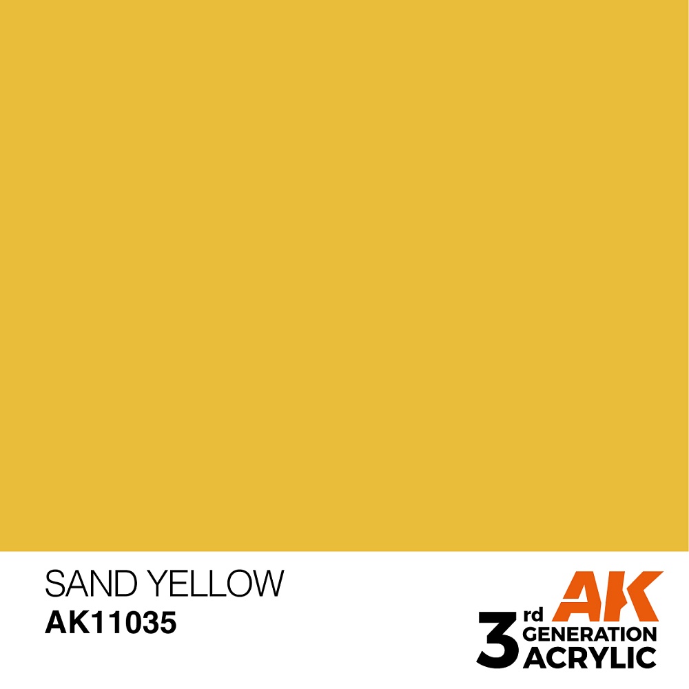 Краска AK11035 General Series - Sand Yellow – Standard