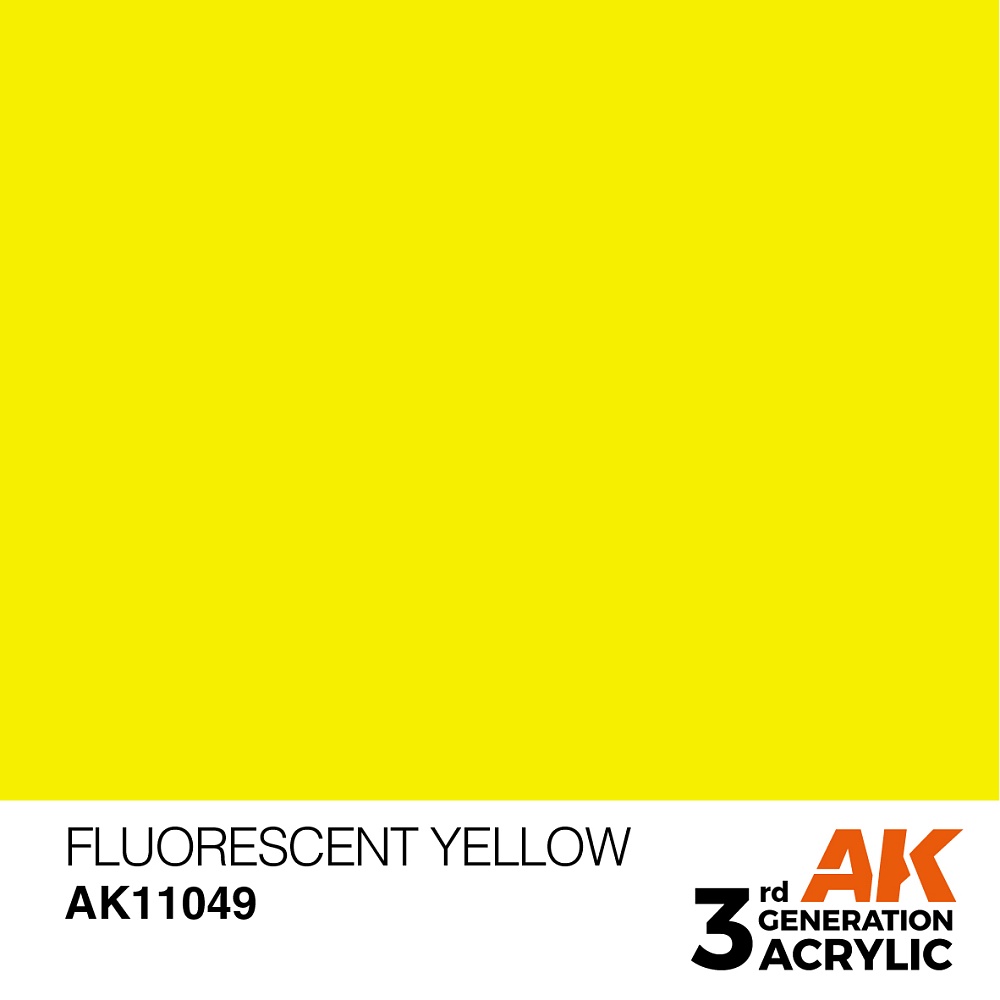 Краска AK11049 General Series - Flourescent Yellow – Standard