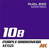 Краска AK1554 - Dual Exo Set 10 - 10A Purple Nebula & 10B Purple Andromeda