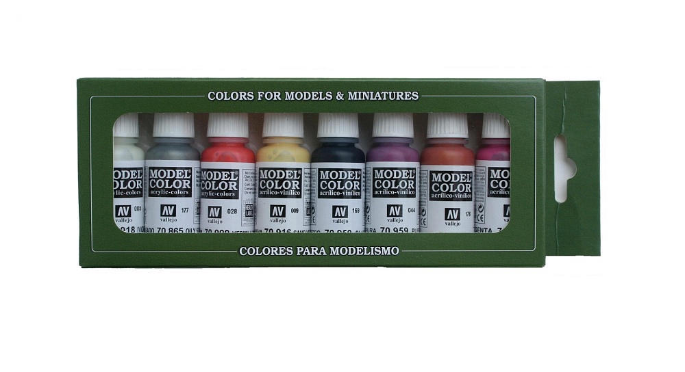 Краска 70106 Набор Красок Model Color 8 шт.: Non Dead Chaos