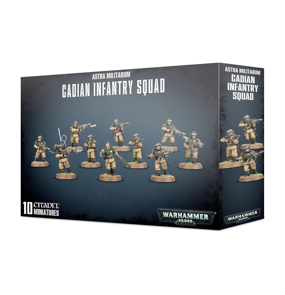 Warhammer 40,000: Astra Militarum Cadian Infantry Squad 