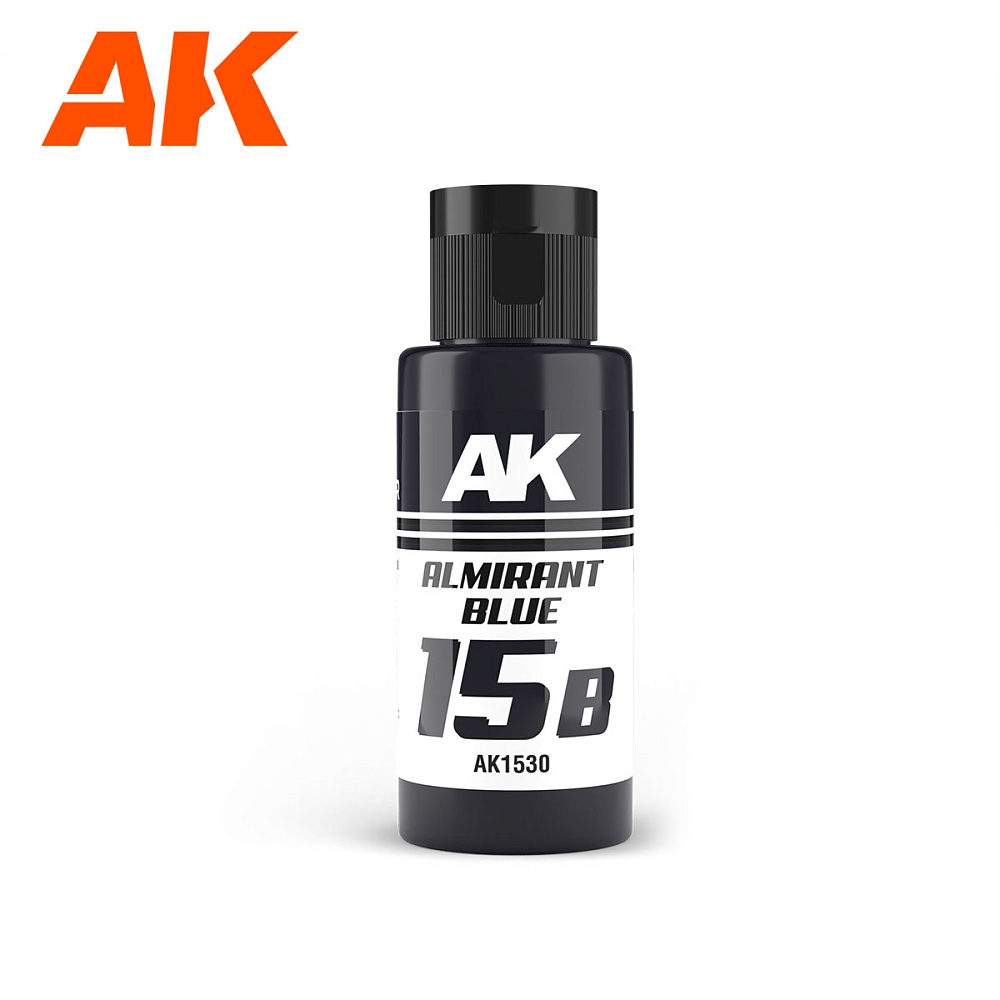 Краска AK1530 - Dual Exo 15B - Almirant Blue 60ML.