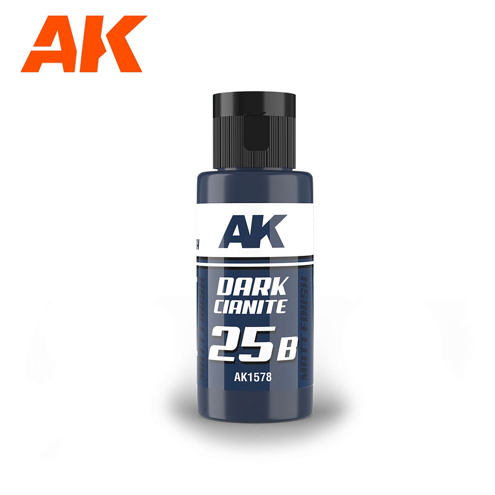 Краска AK1578 - Dual Exo Scenery - 25B - Dark Cianite 60ML.