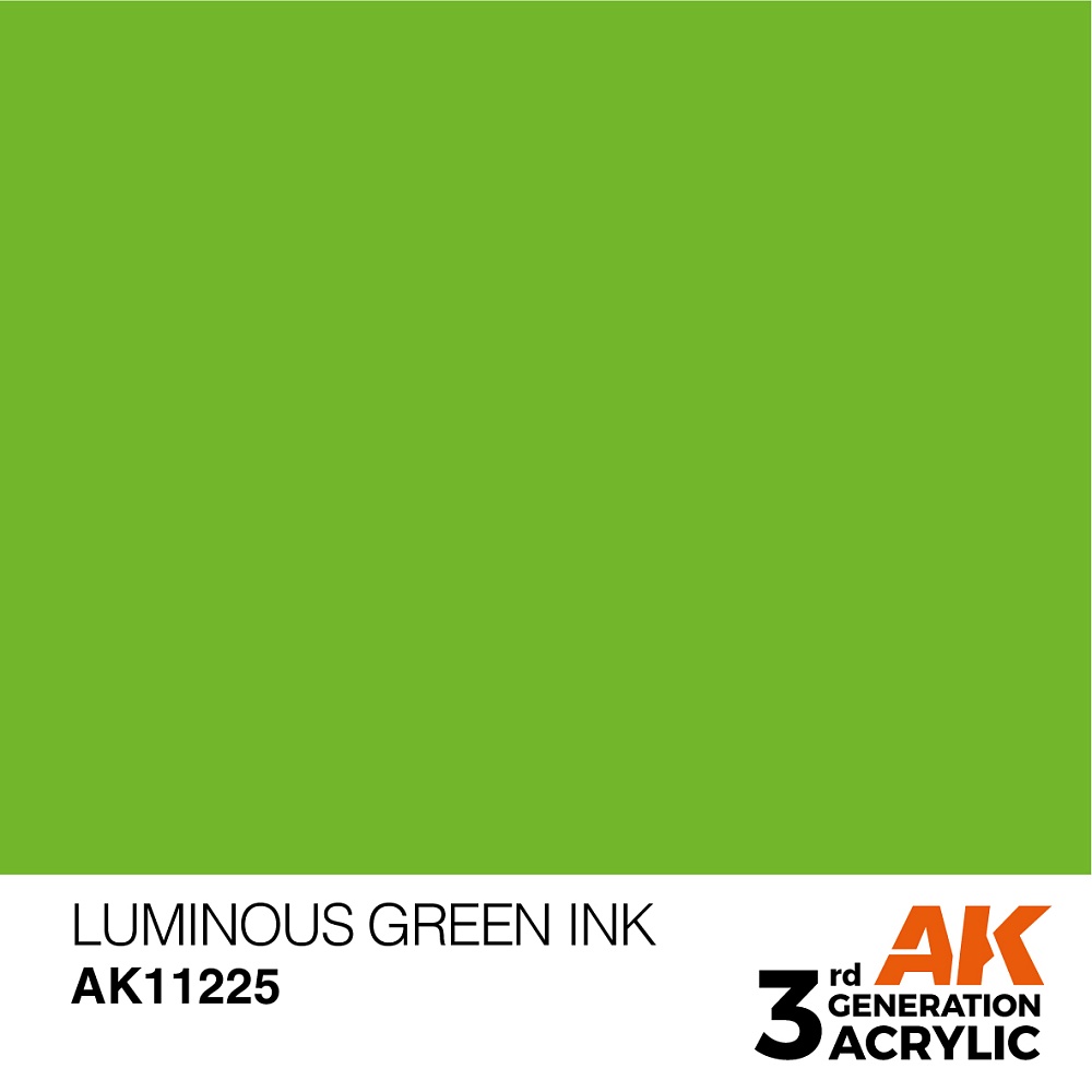 Краска AK11225 General Series - Luminous Green – Ink