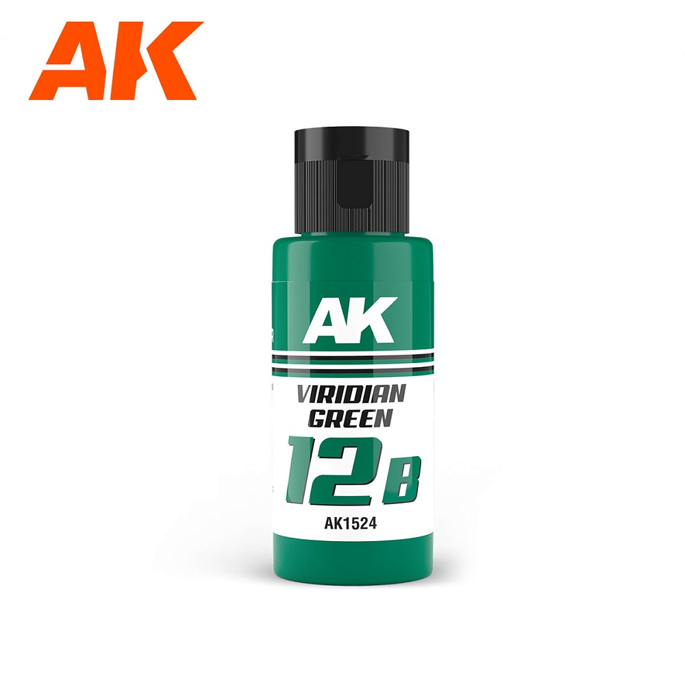 Краска AK1524 - Dual Exo 12A - Viridian Green 60ML.