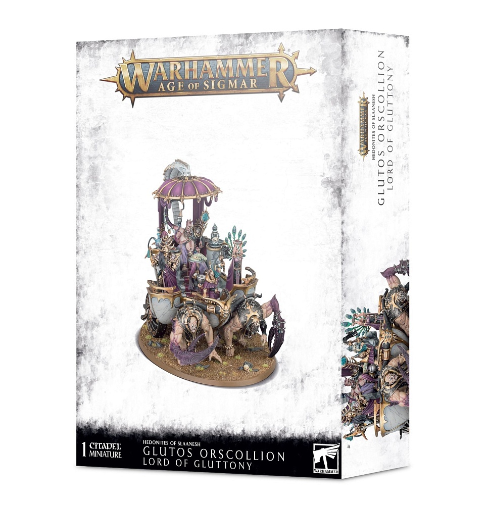 Age of Sigmar: Hedonites of Slaanesh Glutos Orscollion Lord Of Gluttony