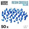BLUE Resin Crystals - Medium