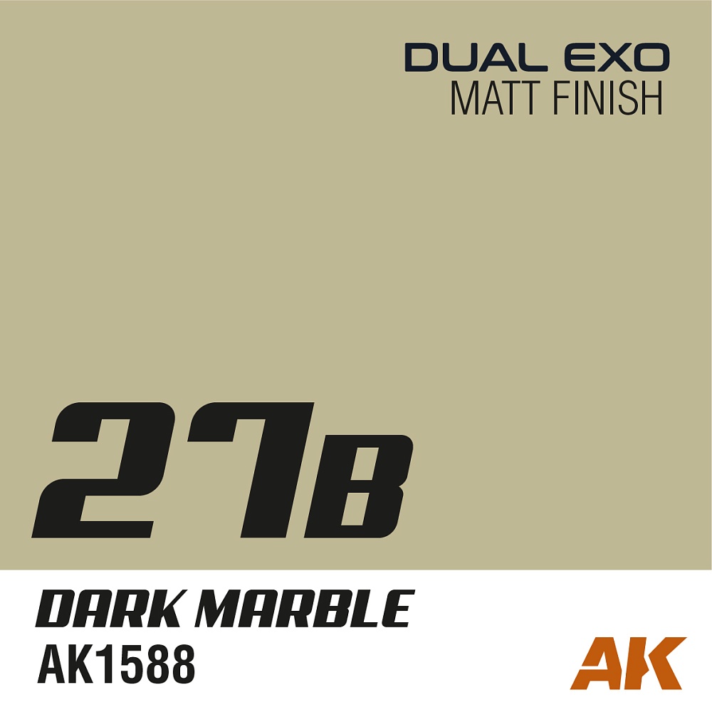 Краска AK1588 - Dual Exo Scenery - 27B - Dark Marble 60ML.